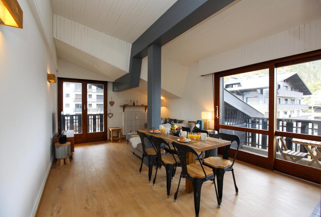 Superbe T3 En Face Du Brevent, Chamonix Apartment Bagian luar foto