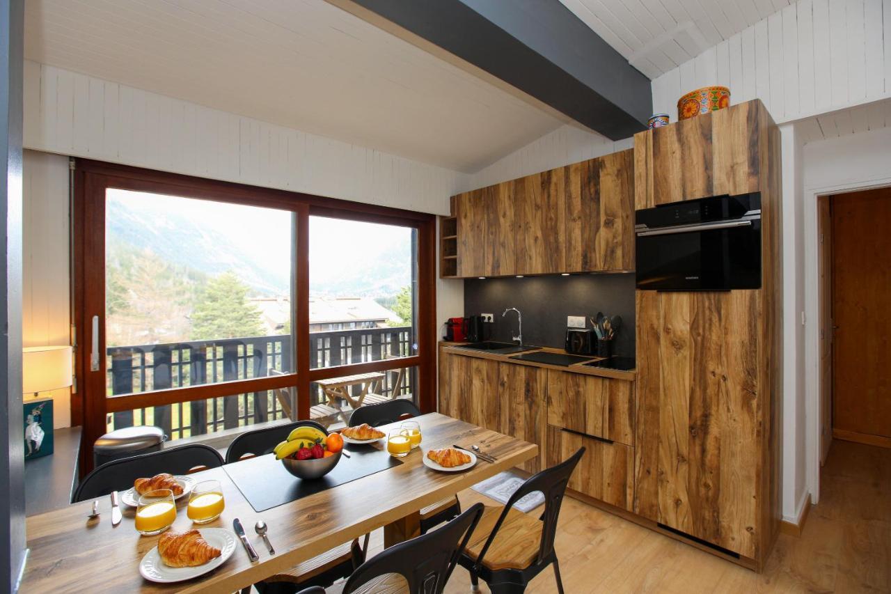 Superbe T3 En Face Du Brevent, Chamonix Apartment Bagian luar foto
