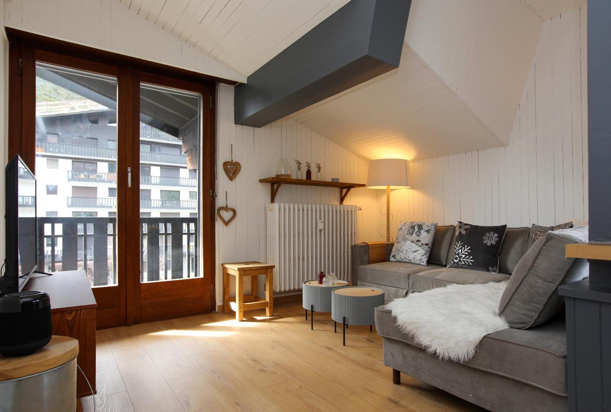 Superbe T3 En Face Du Brevent, Chamonix Apartment Ruang foto